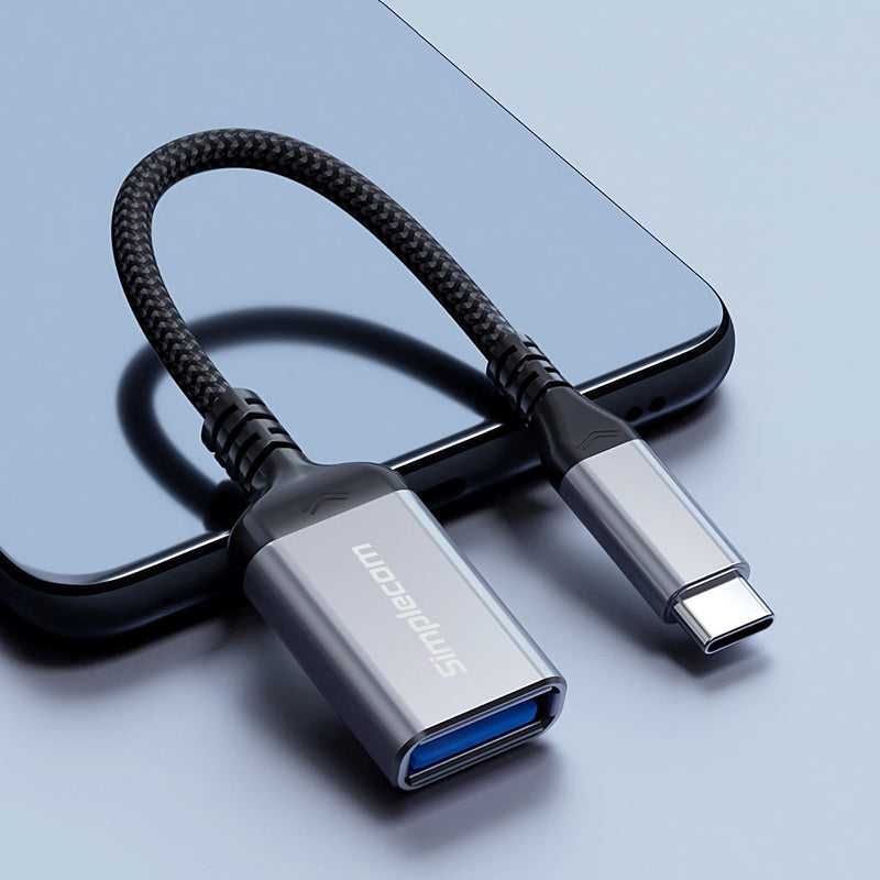 Simplecom CA131 USB-C Male to USB-A Female USB 3.0 OTG Adapter Cable