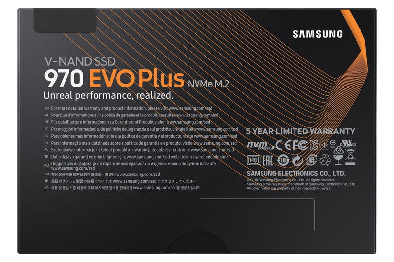 Samsung 970 EVO PLUS 500GB M.2 PCIe SSD Internal Solid State Drive PN MZ-V7S500BW