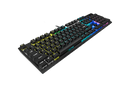 Corsair (CH-910D018-) K60 RGB Low Profile Mechanical Gaming Keyboard - Black, Low Profile Speed Switches