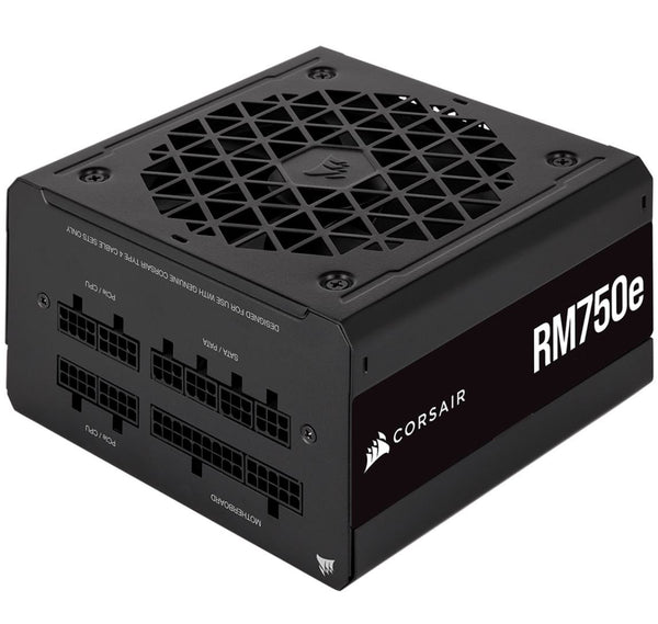 Corsair CP-9020248-AU RM750e 750W 2022 RME 80+ Gold Fully Modular, Zero RPM Mode, 140mm FAN ATX Power Supply, PSU, 10 Years Warranty.