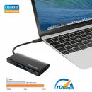 Simplecom CH382 USB 3.2 Gen 2 USB-C 4 Port 10Gbps Hub (2x USB-A and 2x USB-C)