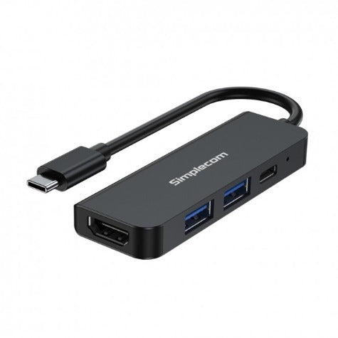 Simplecom CH540 USB-C 4-in-1 Multiport Hub, 2x USB-A, HDMI, and USB-C PD