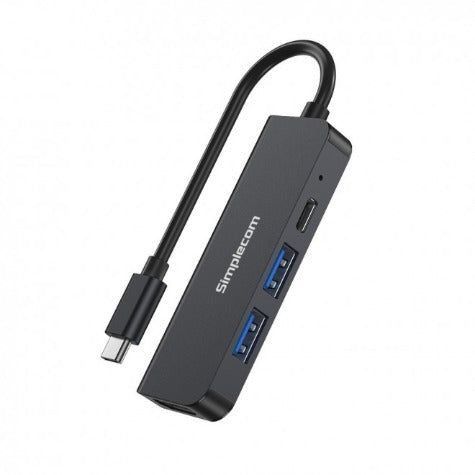 Simplecom CH540 USB-C 4-in-1 Multiport Hub, 2x USB-A, HDMI, and USB-C PD