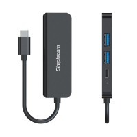 Simplecom CH540 USB-C 4-in-1 Multiport Hub, 2x USB-A, HDMI, and USB-C PD