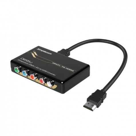 Simplecom CM505v2 Component (YPbPr + Stereo R/L) to HDMI Converter, Full HD 1080p