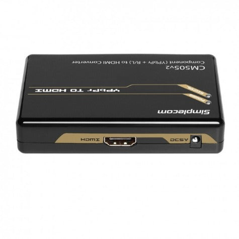 Simplecom CM505v2 Component (YPbPr + Stereo R/L) to HDMI Converter, Full HD 1080p