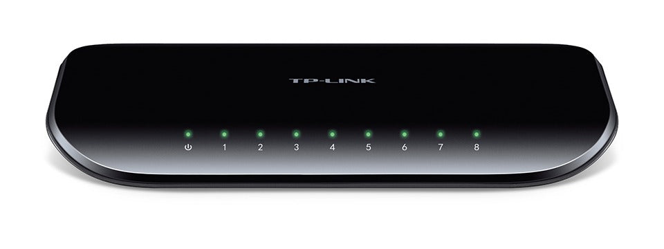 TP-LINK TL-SG1008D network switch Unmanaged Gigabit Ethernet (10/100/1000) Black