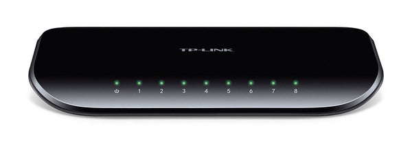 TP-LINK TL-SG1008D network switch Unmanaged Gigabit Ethernet (10/100/1000) Black