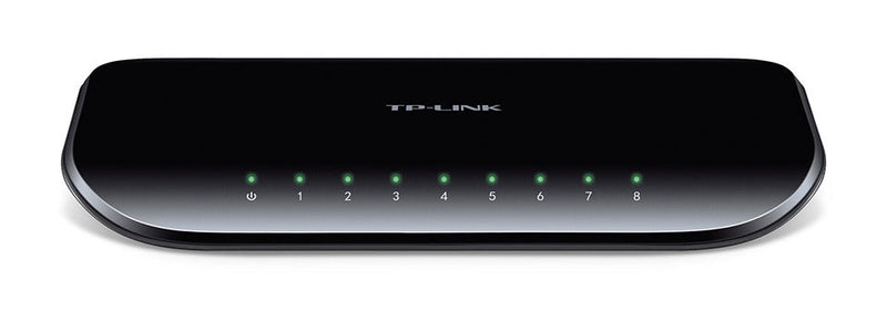 TP-LINK TL-SG1008D network switch Unmanaged Gigabit Ethernet (10/100/1000) Black