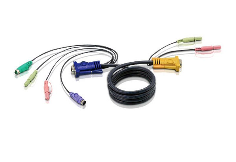 Aten 2L5303P KVM cable 3 m Black