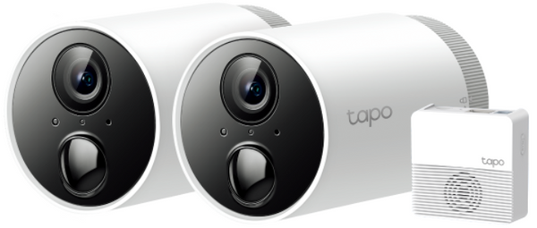 TP-Link Tapo C400S2 Smart Wire-Free Security Camera System, 2-Camera System