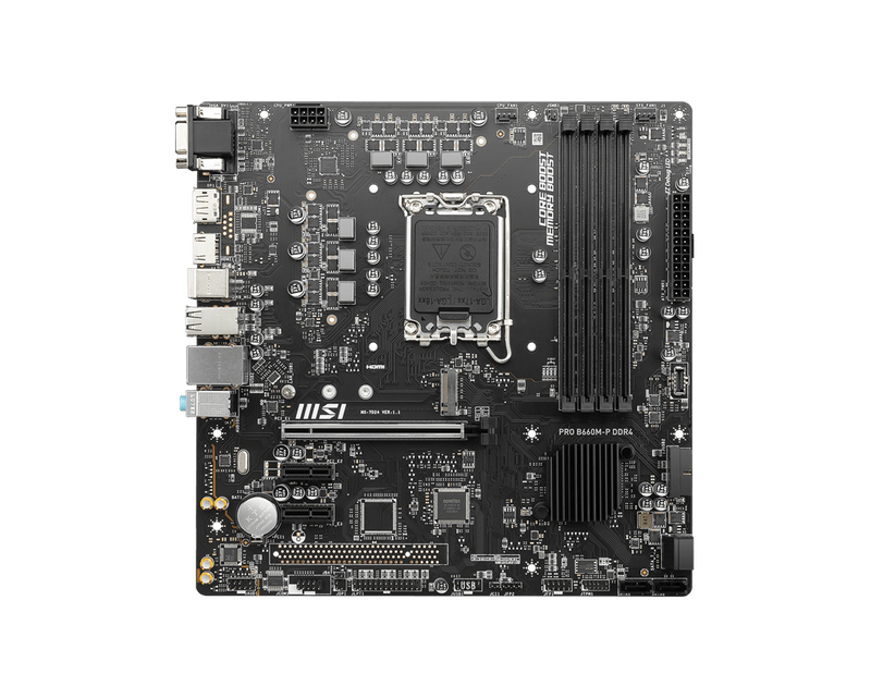 MSI PRO B660M-P DDR4 Micro ATX Motherboard