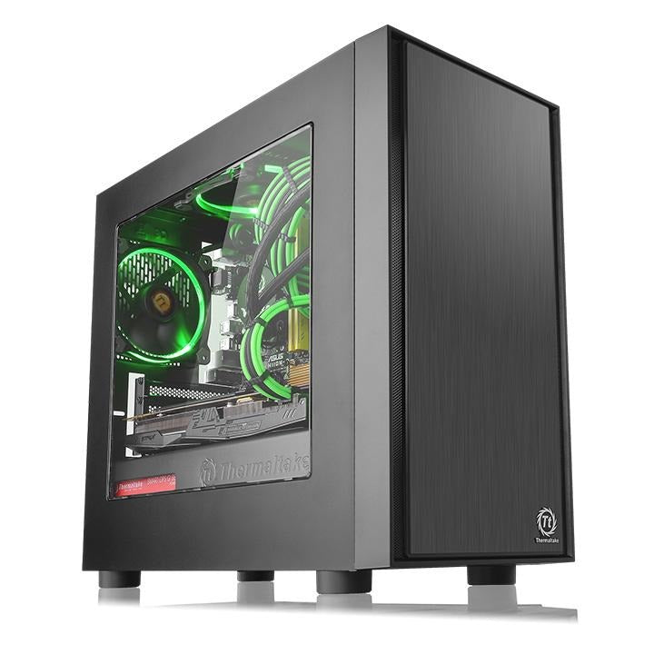 Thermaltake Versa H17 Window Micro-Tower Black Case