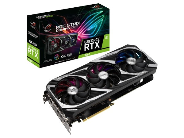 ASUS (ROG-STRIX-RTX3060-O12G-V2-GAMING) ROG Strix RTX3060 OC Edition 12GB GDDR6 Graphics Card