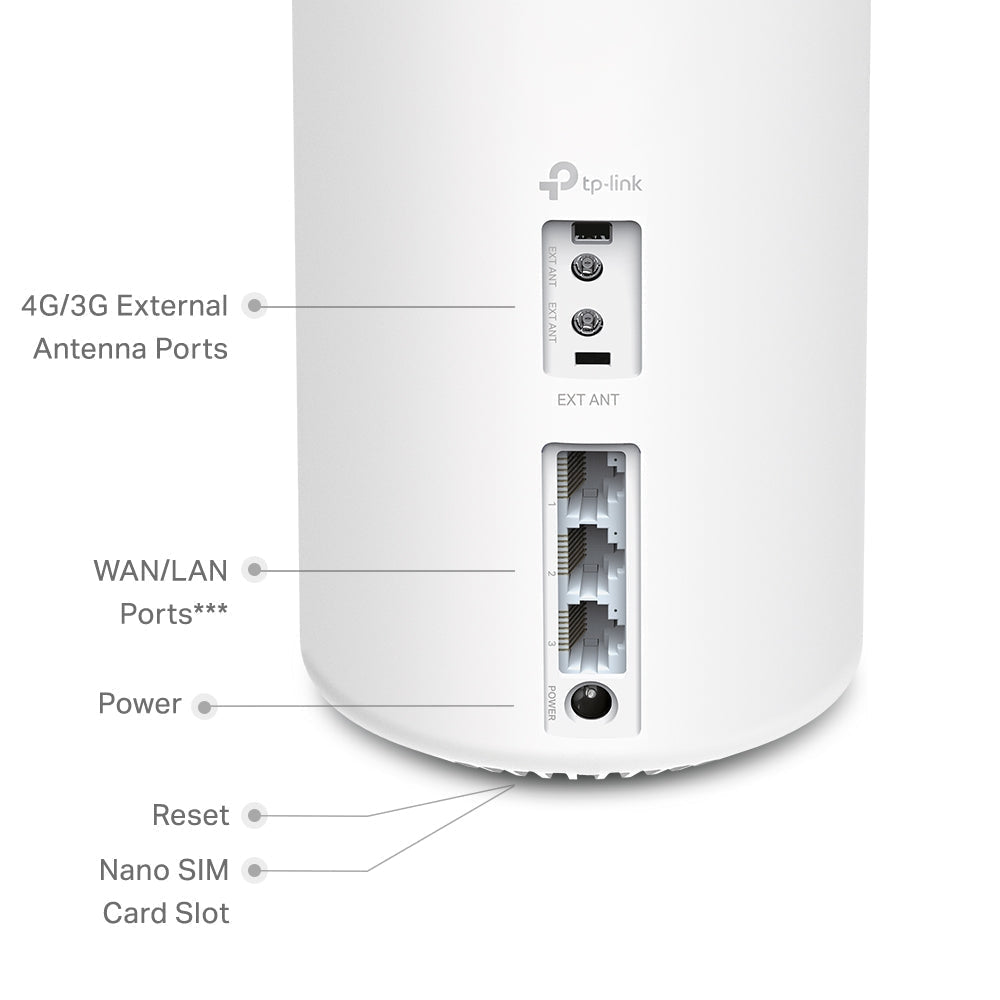TP-Link Deco X20-4G 4G+ AX1800 Whole Home Mesh WiFi 6 Gateway TP-Link Deco X20-4G 4G+ AX1800 Whole Home Mesh WiFi 6 Gateway