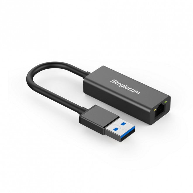 Simplecom NU303 USB 3.0 to Gigabit Ethernet Network Adapter - Aluminium