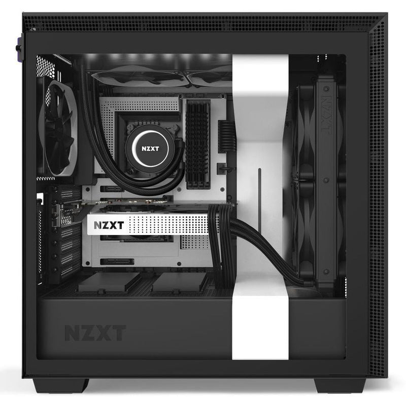 NZXT H710i mid ATX Tower White Case