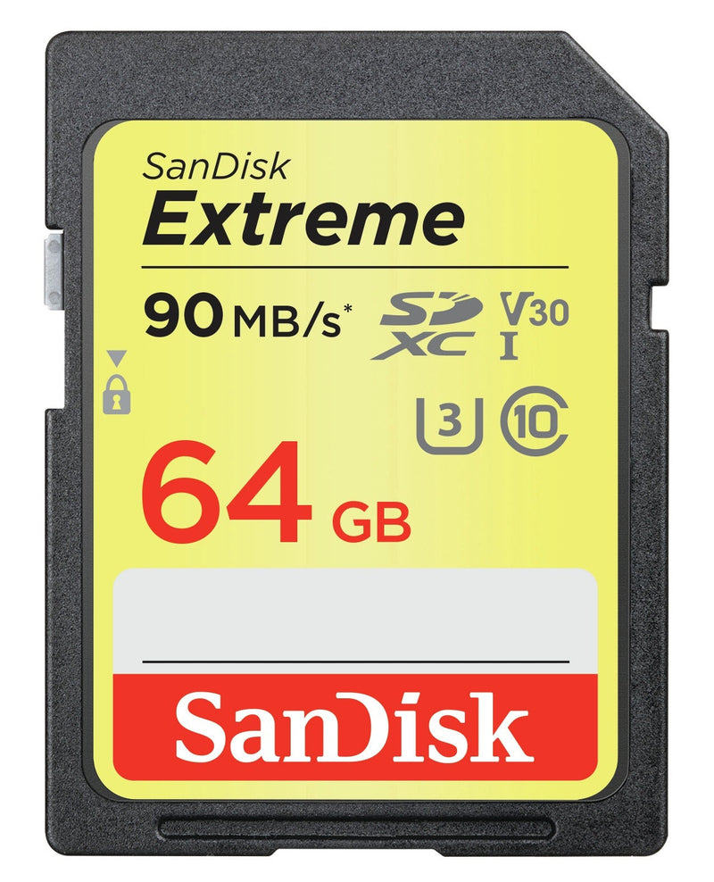 Sandisk Extreme memory card 64 GB SDXC Class 10 UHS-I