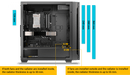 Antec P10C ATX Silent Case. High Airflow, Ultra Sound Dampening from 4 sides , 6x HDDS, 4x 120mm Fans, Built in Fan controller