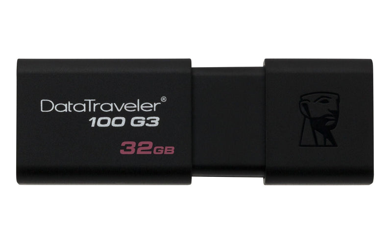 Kingston Technology DataTraveler 100 G3 USB flash drive 32 GB USB Type-A 3.2 Gen 1 (3.1 Gen 1) Black