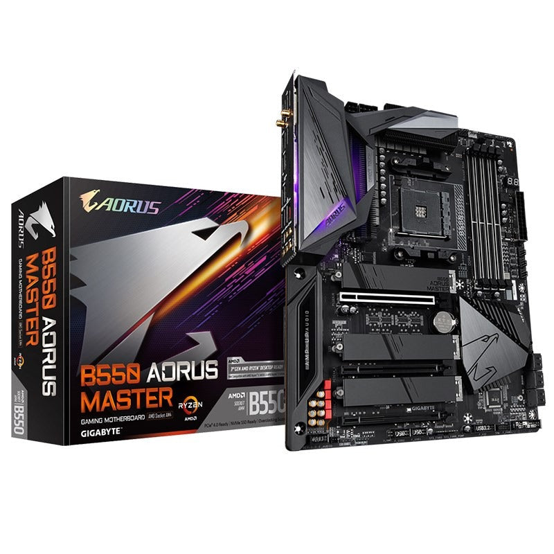 Gigabyte B550 AORUS MASTER ATX Motherboard Socket AM4 AMD B550 AORUS MASTER