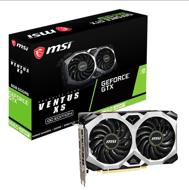 MSIGeForce GTX 1660 SUPER VENTUS XS OC Graphics Card GeForce GTX 1660 SUPER VENTUS XS OC