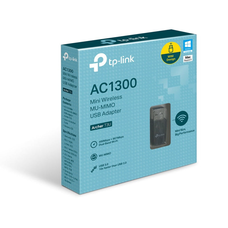 TP-Link Archer T3U AC1300 Mini MU-MIMO USB Wireless Adapter