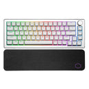 CoolerMaster CK-721-SKTL1-US CK721 65% RGB Wireless Mechanical Gaming Keyboard. Silver White, TTC Blue Switch