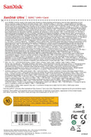 Sandisk Ultra memory card 128 GB SDXC Class 10 UHS-I
