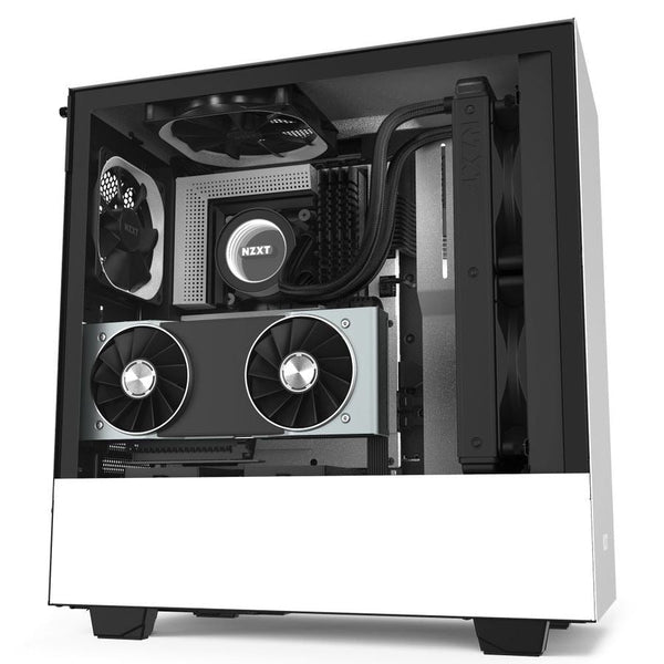 NZXT H510i mid ATX Tower White Case