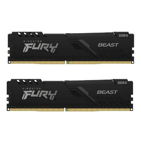 Kingston (KF432C16BBK2/32) FURY Beast Black 32GB (2x16GB) 3200Mhz DDR4 Ram