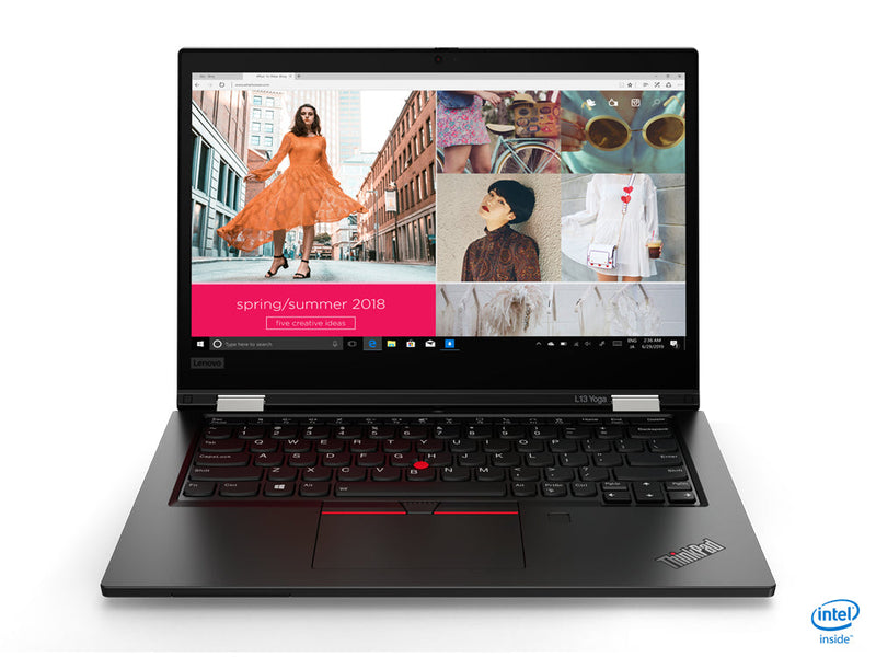 Lenovo ThinkPad L13 Yoga i5-1135G7 Hybrid (2-in-1) 33.8 cm (13.3") Touchscreen Full HD Intel® Core™ i5 8 GB DDR4-SDRAM 256 GB SSD Wi-Fi 6 (802.11ax) Windows 10 Pro Black