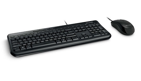 Microsoft Wired Desktop 600 keyboard USB QWERTY Black