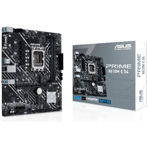 ASUS Prime H610M-E DDR4 mATX Motherboard