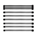 COOLER MASTER WHITE SLEEVED COLORED EXTENSION CABLE KIT, 30CM LENGTH, PVC SLEEVING, 16AWG