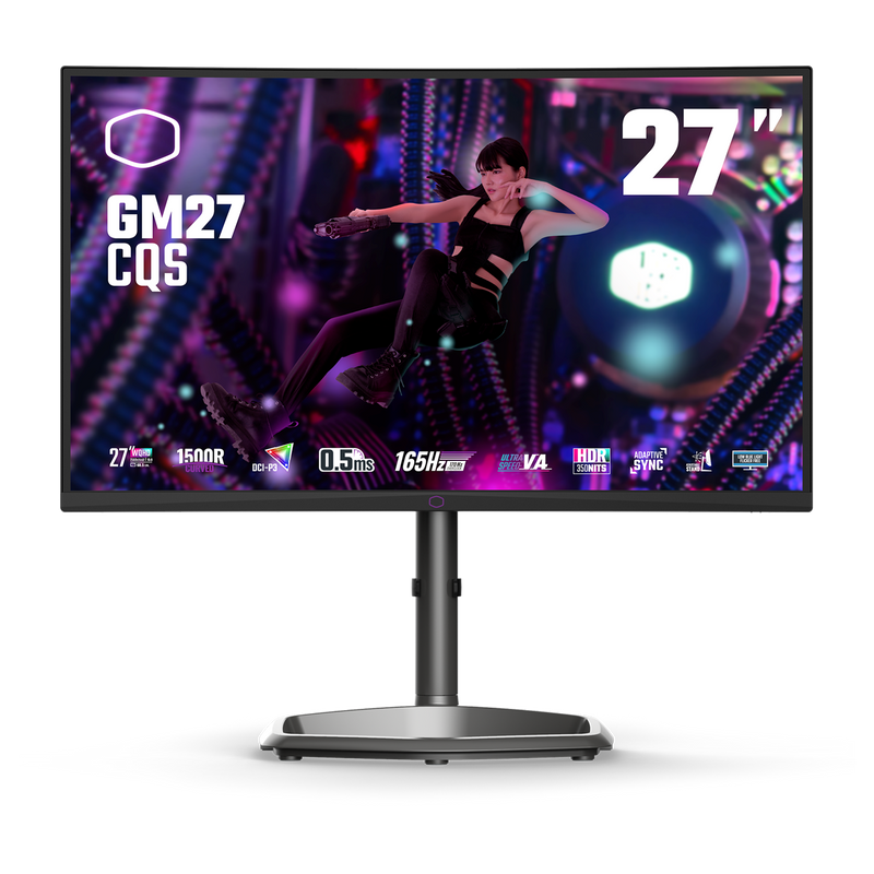 Cooler Master 27Inch Curve QHD Ultra Speed Gaming Monitor