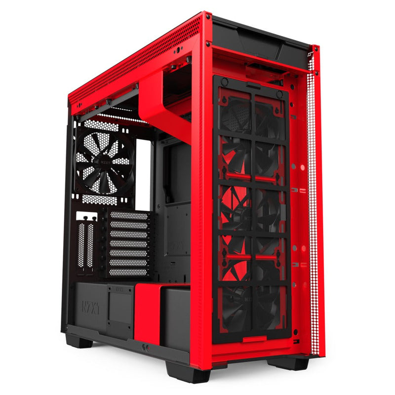 NZXT H710i mid ATX Tower Black,Red Case