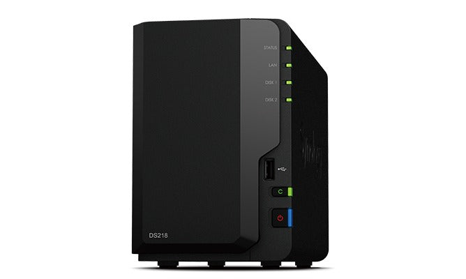 Synology DiskStation DS218 NAS/storage server Ethernet LAN Desktop Black