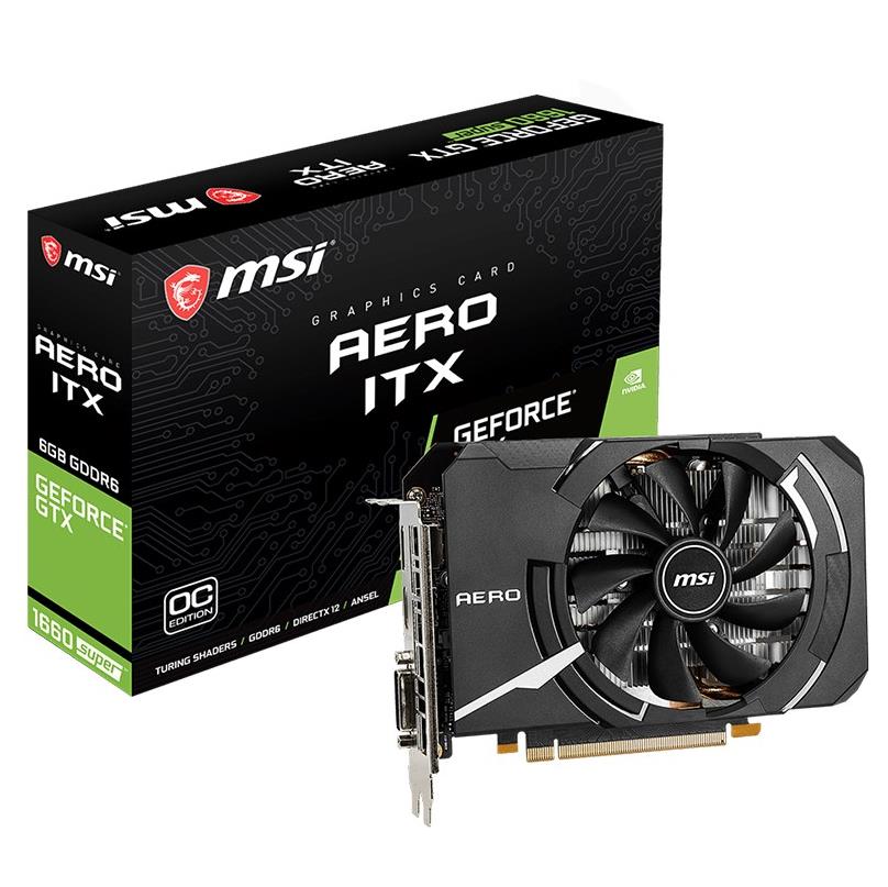 MSI GeForce GTX 1660 SUPER AERO ITX OC Graphics Card GeForce GTX 1660 SUPER AERO ITX OC