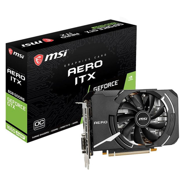 MSI GeForce GTX 1660 SUPER AERO ITX OC Graphics Card GeForce GTX 1660 SUPER AERO ITX OC