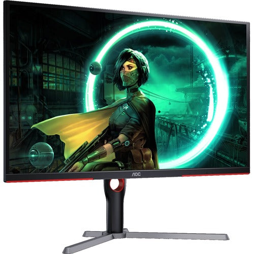 AOC Q32G3S 31.5" QHD Gaming LCD Monitor. Red, Black - IPS - 2560 x 1440 - FreeSync Premium/G-sync Compatible - 250 cd/m² - 1 ms - 165 Hz Refresh Rate - HDMI - DisplayPort