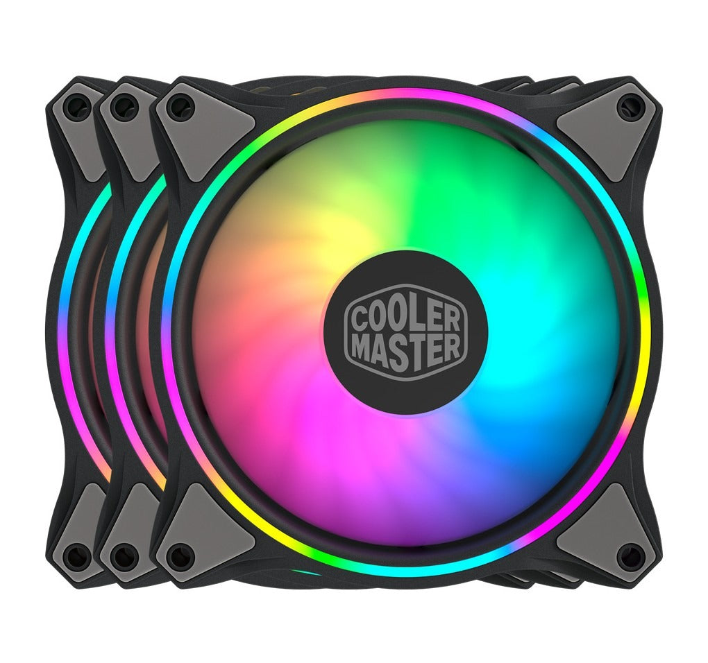 Cooler Master MF120 Halo ARGB 120mm Case Fan, 3 Pack with Controller
