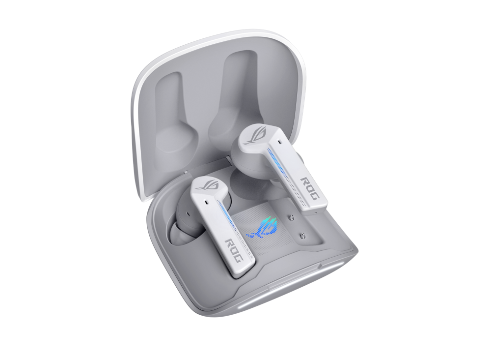 Asus ROG CETRA TRUE WIRELESS/WHITE Wireless Gaming Headphones With Low-latency Wireless connection. White
