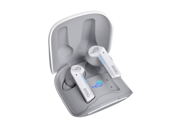 Asus ROG CETRA TRUE WIRELESS/WHITE Wireless Gaming Headphones With Low-latency Wireless connection. White