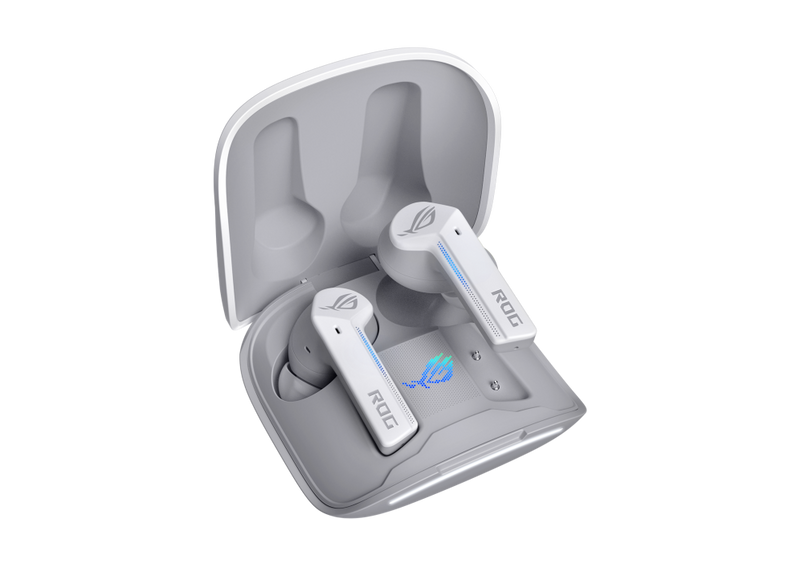 Asus ROG CETRA TRUE WIRELESS/WHITE Wireless Gaming Headphones With Low-latency Wireless connection. White