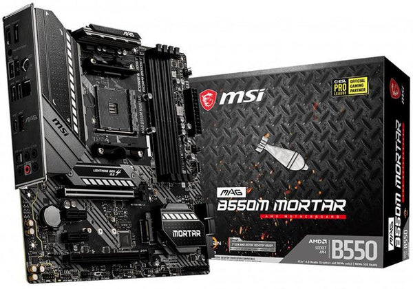 MSI MAG B550M MORTAR mATX Motherboard Socket AM4 MAG B550M MORTAR