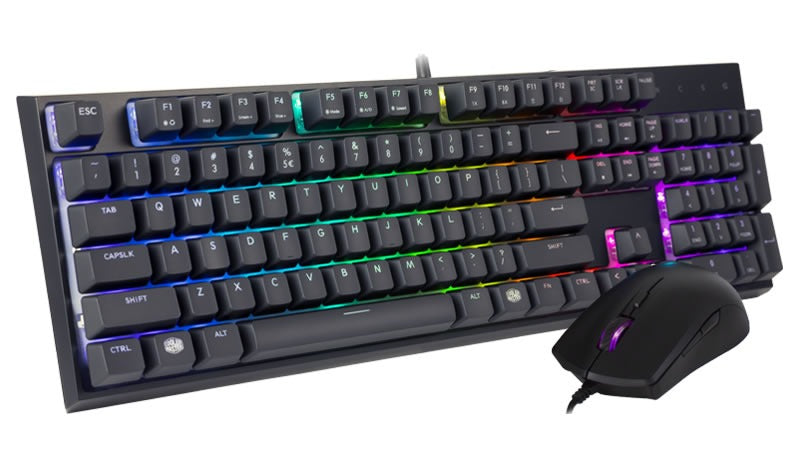Cooler Master MasterSet MS121 USB Black Keyboard & Mouse Combo