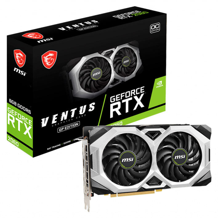 MSI GeForce RTX 2060 VENTUS GP OC 6GB Graphics Card