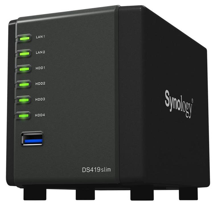 Synology DiskStation DS419slim 4 Bay NAS