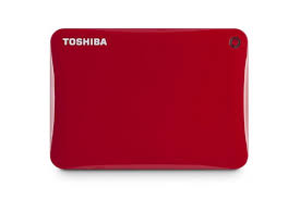 TOSHIBA CONNECT II PORTABLE 2T B, 2.5" USB HDD WITH B/UP S/W(RED), 3YR